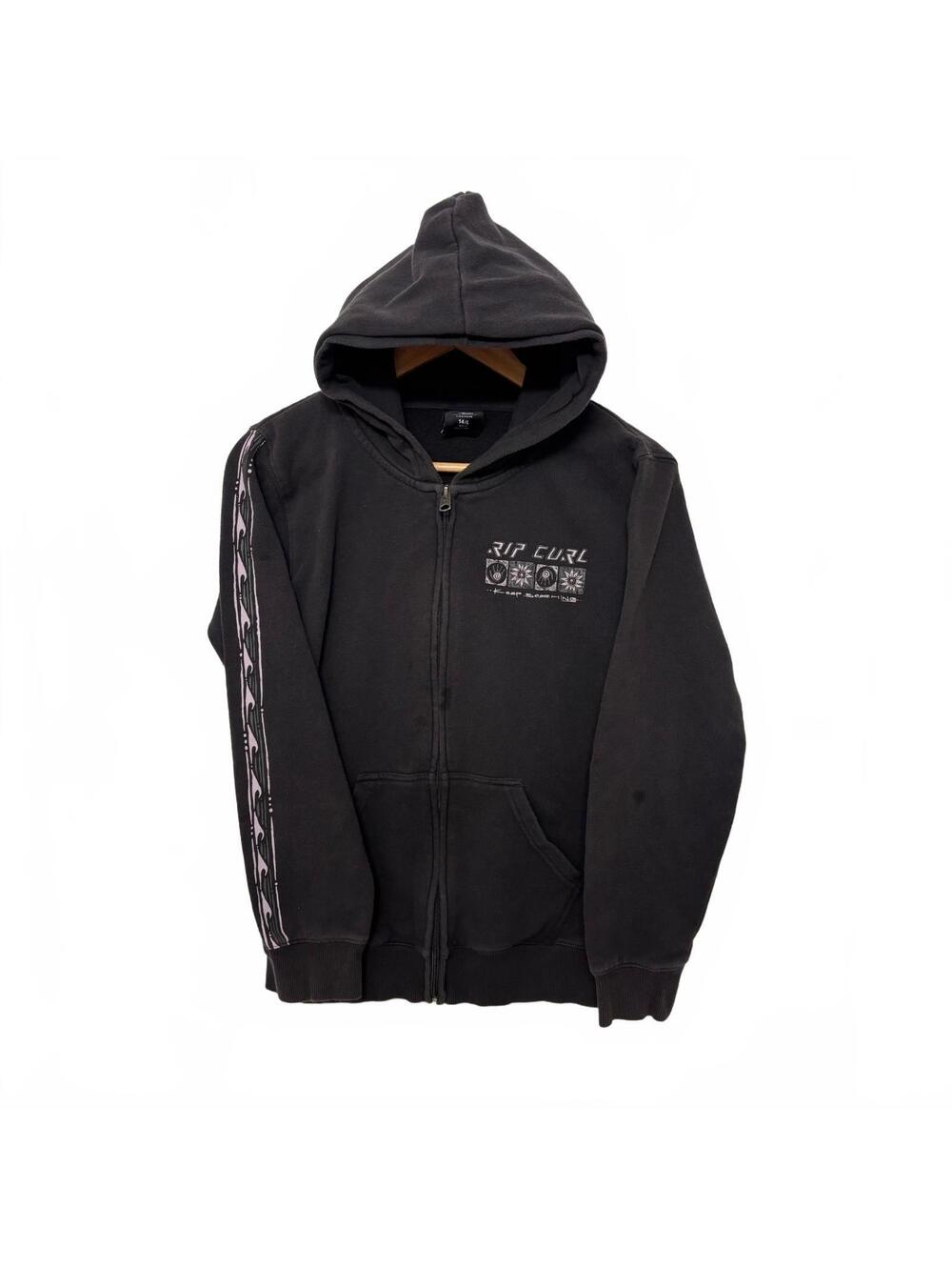 Vintage Black Rip Curl Hoodie